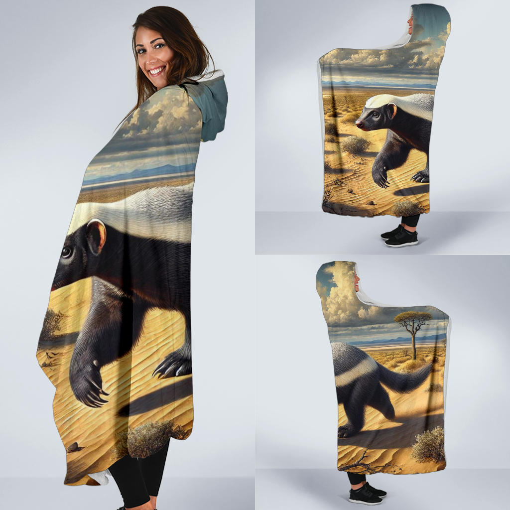 Honey Badger | Hooded Blanket