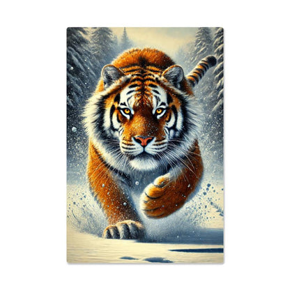 Amur Tiger | Premium Gloss Metal Wall Art