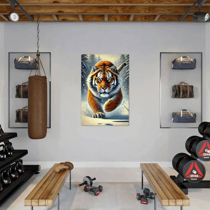 Amur Tiger | Premium Gloss Metal Wall Art