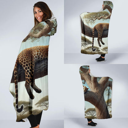 Leopard | Hooded Blanket