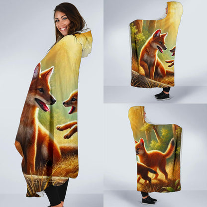 Dhole | Hooded Blanket