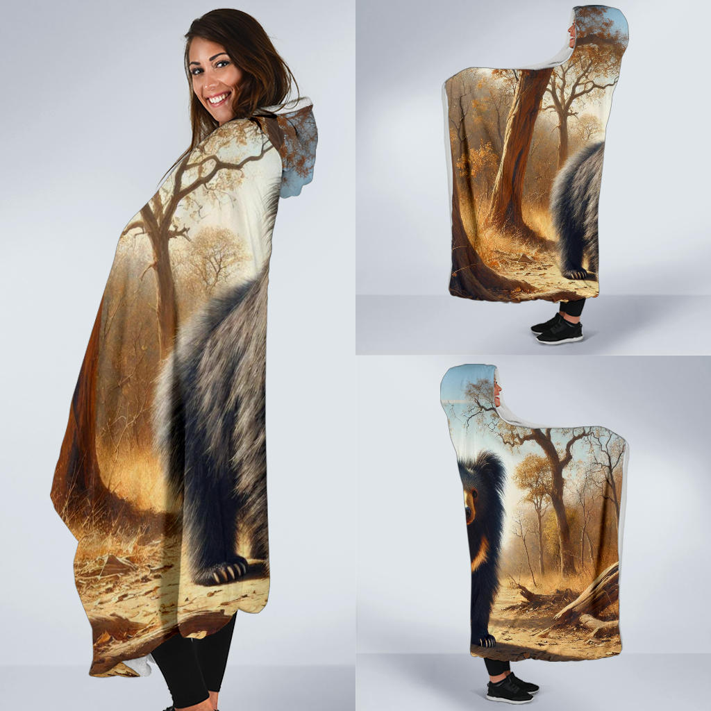 Sloth Bear | Hooded Blanket