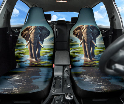 African Elephant | Car Seat Covers