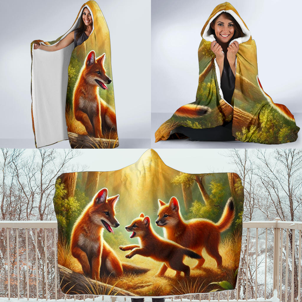 Dhole | Hooded Blanket