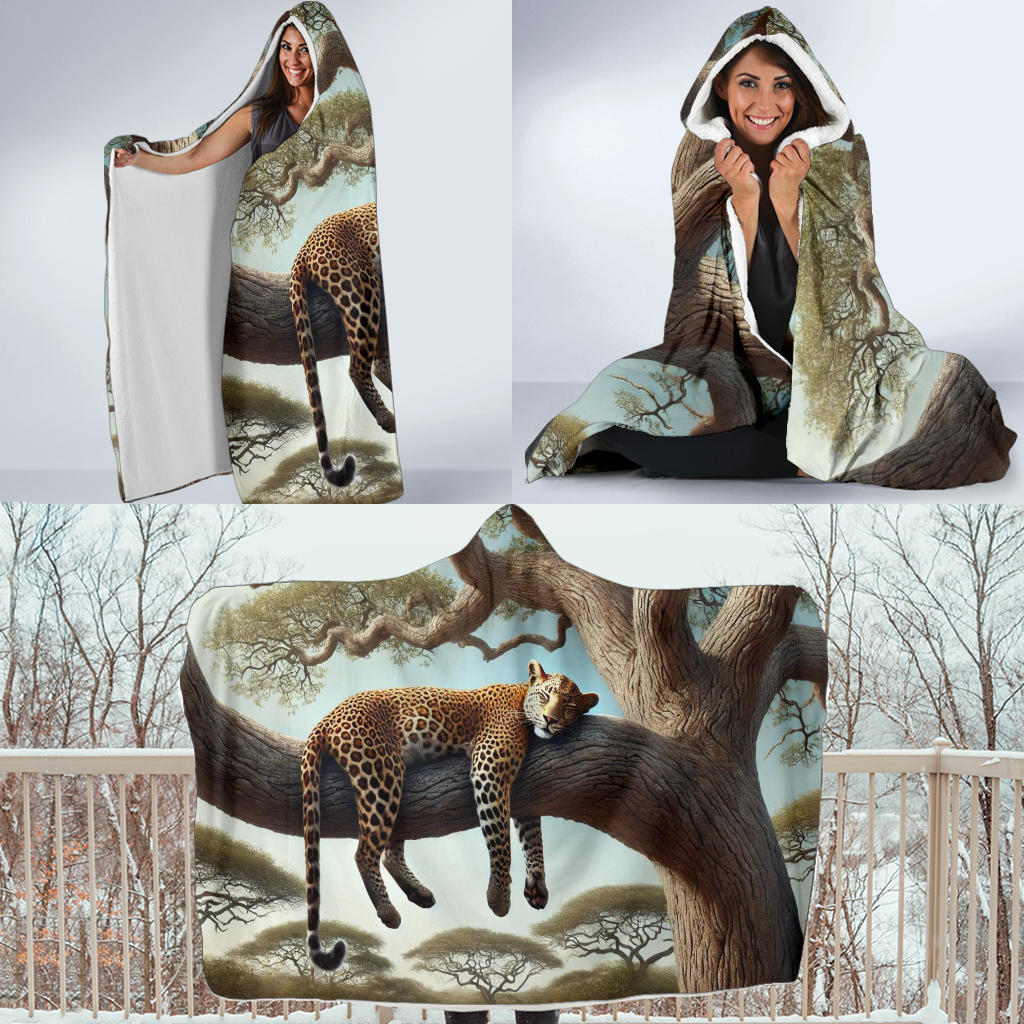 Leopard | Hooded Blanket
