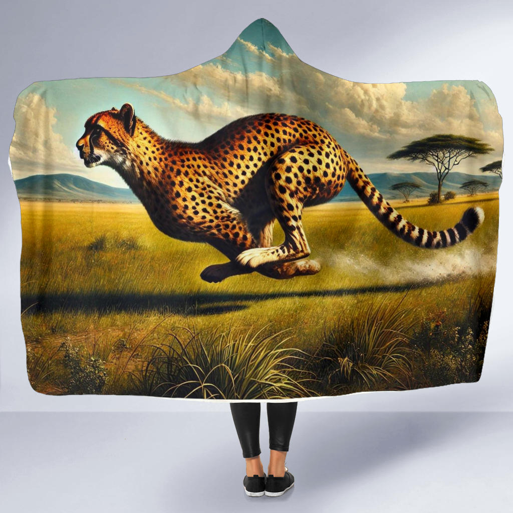 Cheetah | Hooded Blanket